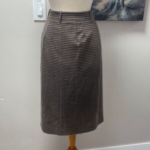 Marks & Spencer Houndstooth Pencil Skirt